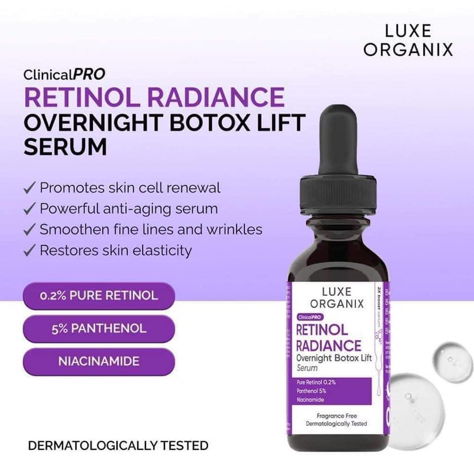 Luxe Organix Clinical Pro Retinol Radiance Serum 30ml - Astrid & Rose