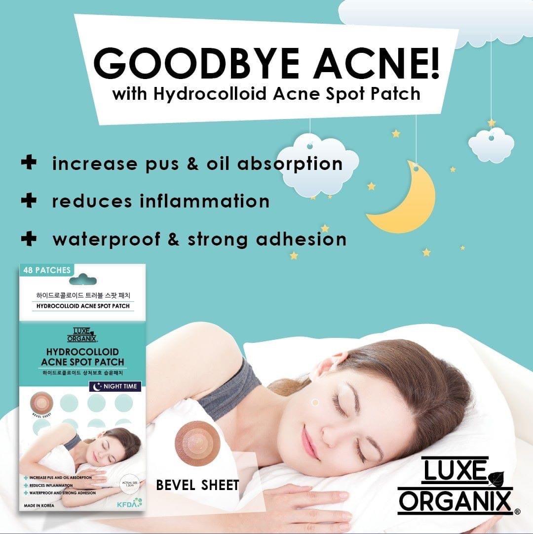 Luxe Organix Hydrocolloid Acne Patch Night Time 48s - Astrid & Rose