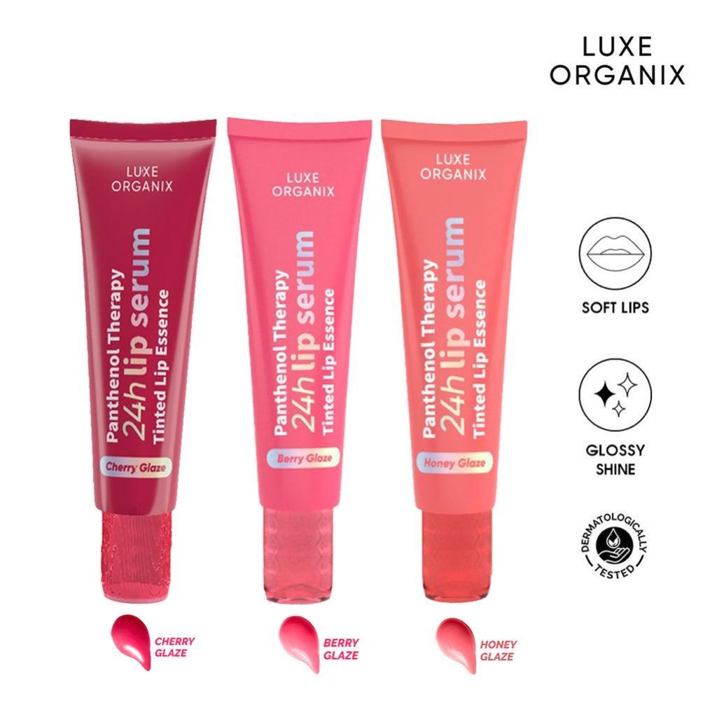 Luxe Organix Panthenol Therapy 24h Lip Serum Tinted Lip Essence 10g - Astrid & Rose