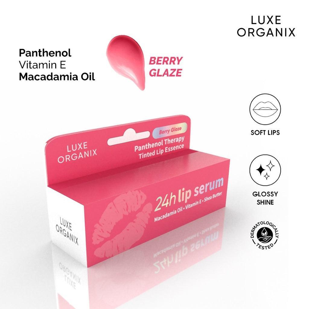 Luxe Organix Panthenol Therapy 24h Lip Serum Tinted Lip Essence 10g - Astrid & Rose