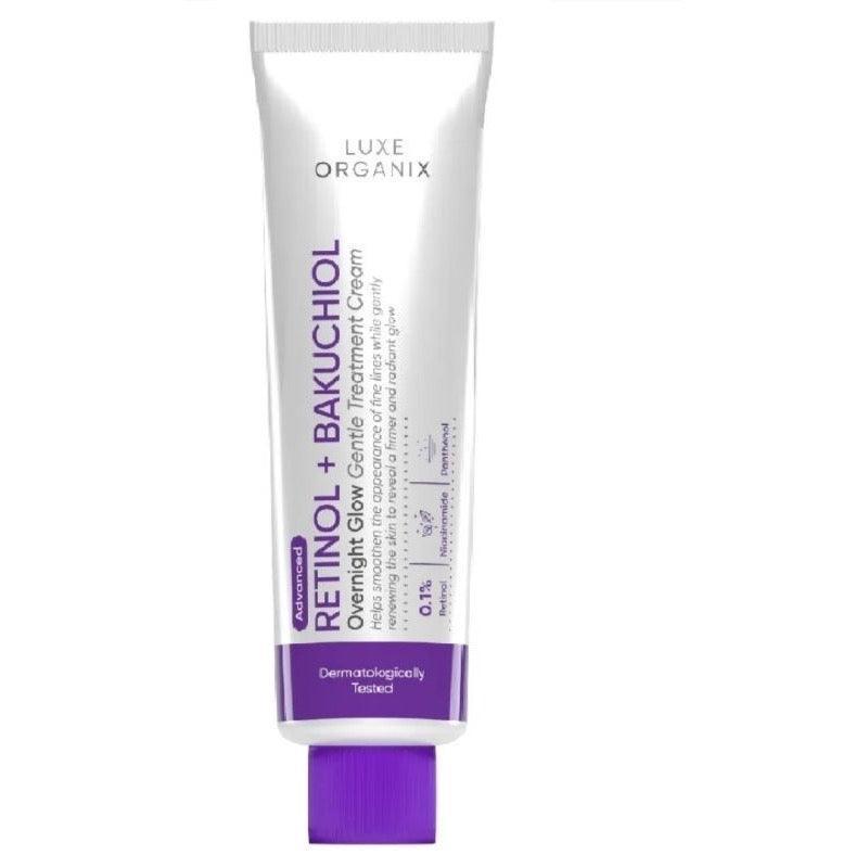 Luxe Organix Retinol + Bakuchiol Overnight Glow Gentle Treatment Cream - Astrid & Rose