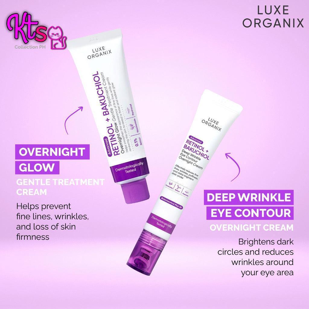 Luxe Organix Retinol + Bakuchiol Overnight Glow Gentle Treatment Cream - Astrid & Rose