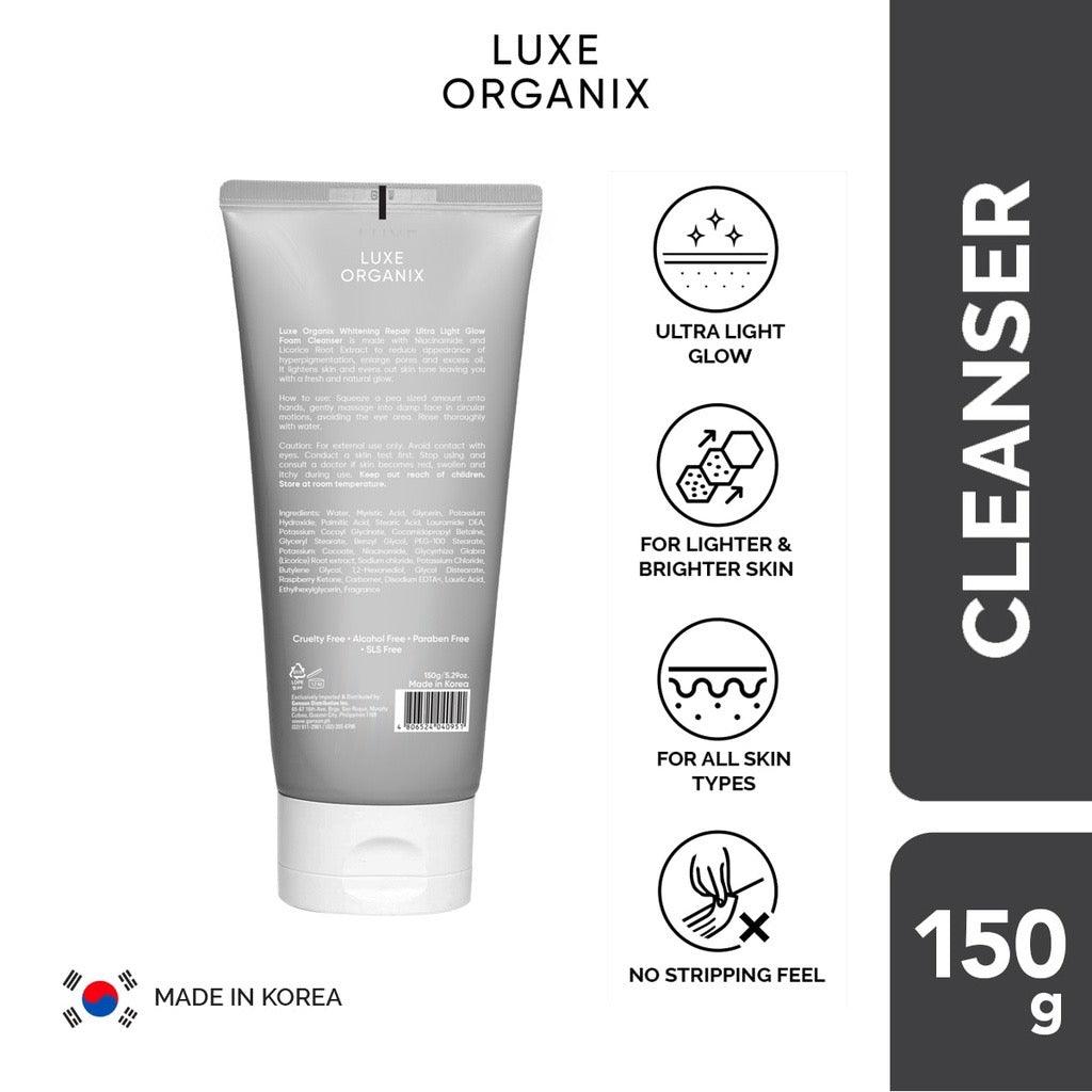 Luxe Organix Whitening Repair Cleanser Niacinamide 2% Cleanser 150ml - Astrid & Rose