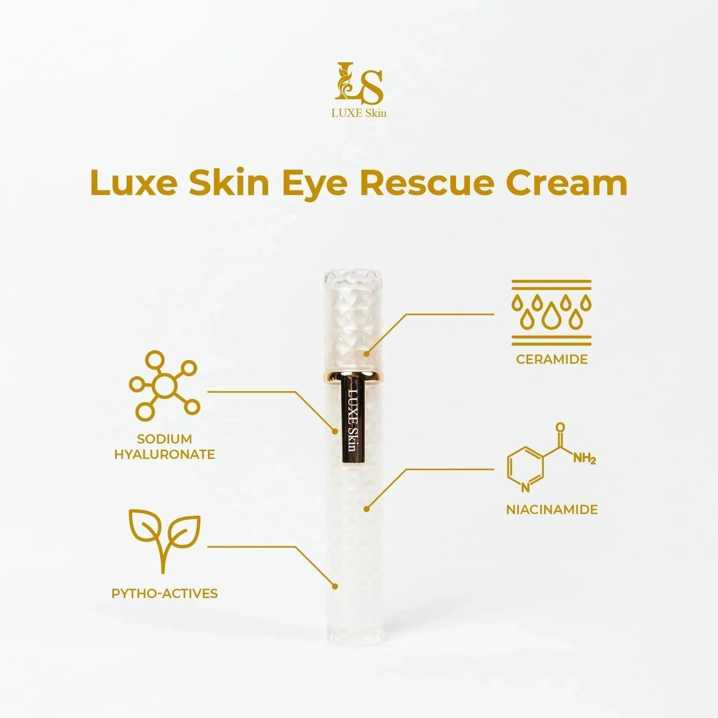 Luxe Skin Eye Rescue Cream - Astrid & Rose