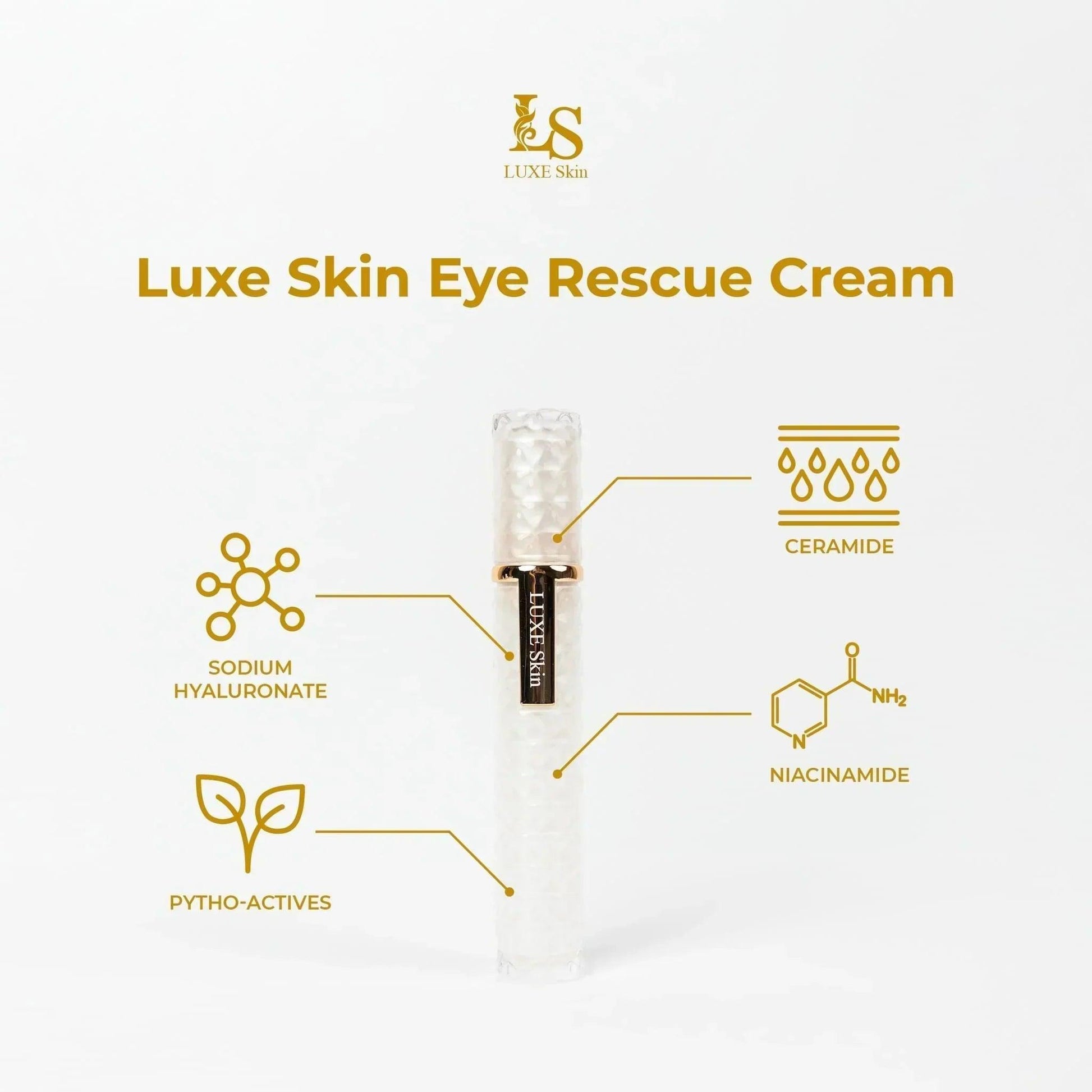 Luxe Skin Eye Rescue Cream - Astrid & Rose