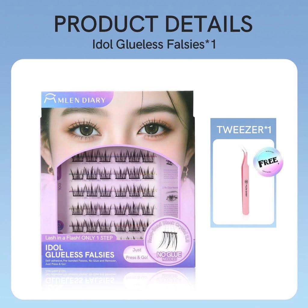Mlen Diary Glue Free False Eyelashes - Astrid & Rose