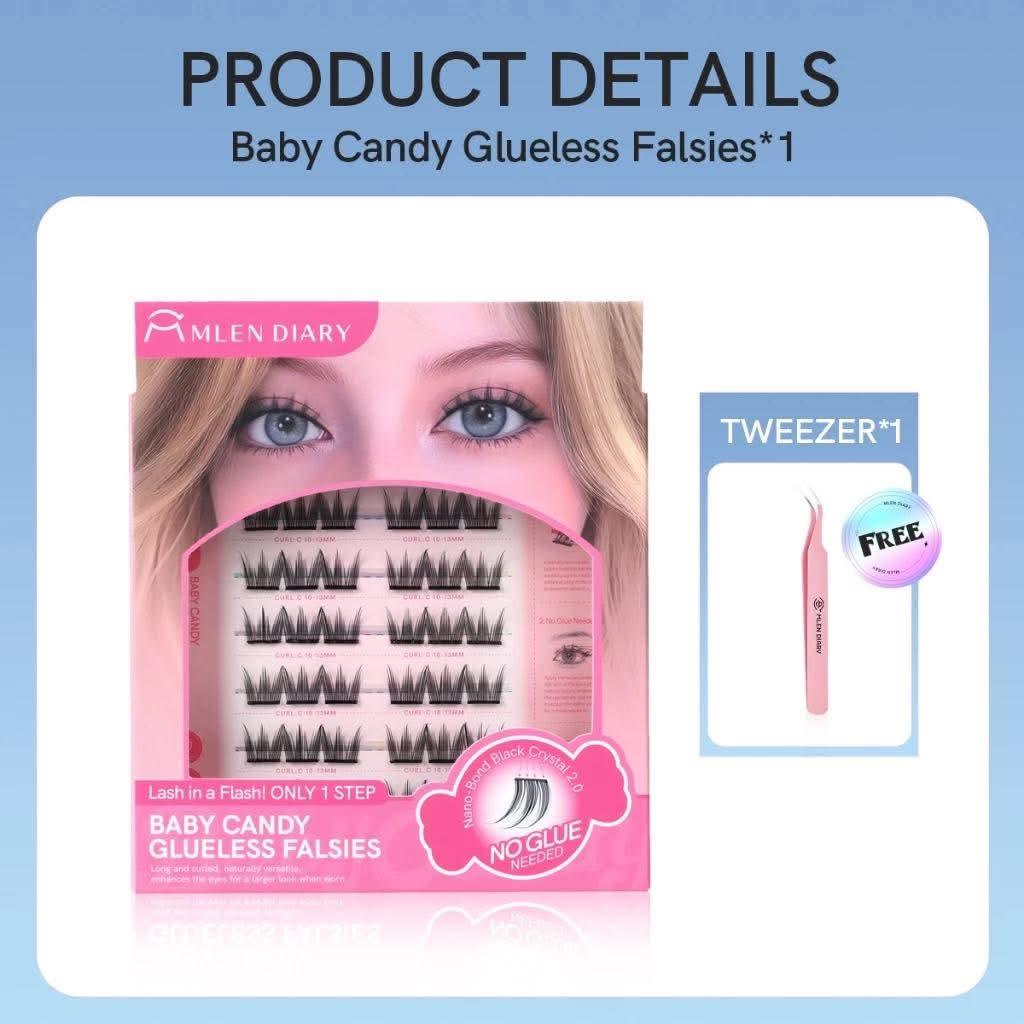 Mlen Diary Glue Free False Eyelashes - Astrid & Rose