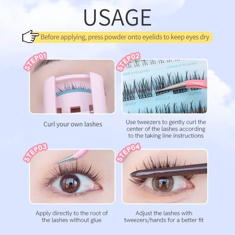 Mlen Diary Glue Free False Eyelashes - Astrid & Rose