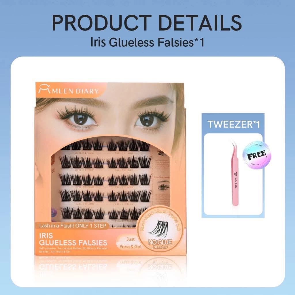 Mlen Diary Glue Free False Eyelashes - Astrid & Rose