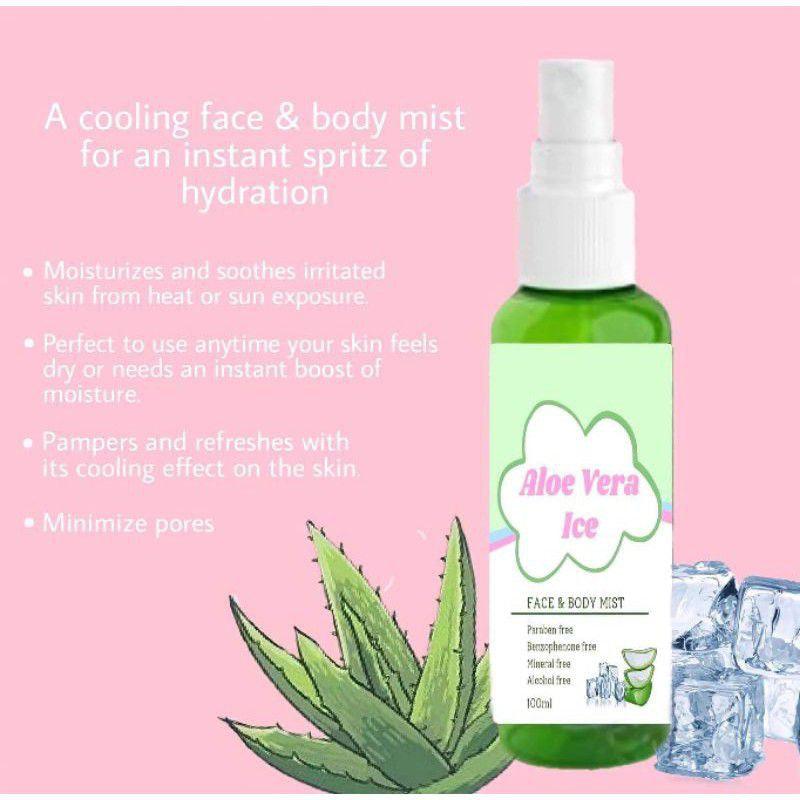 MQ Cosmetics Aloe Vera Ice Face & Body Mist - Astrid & Rose