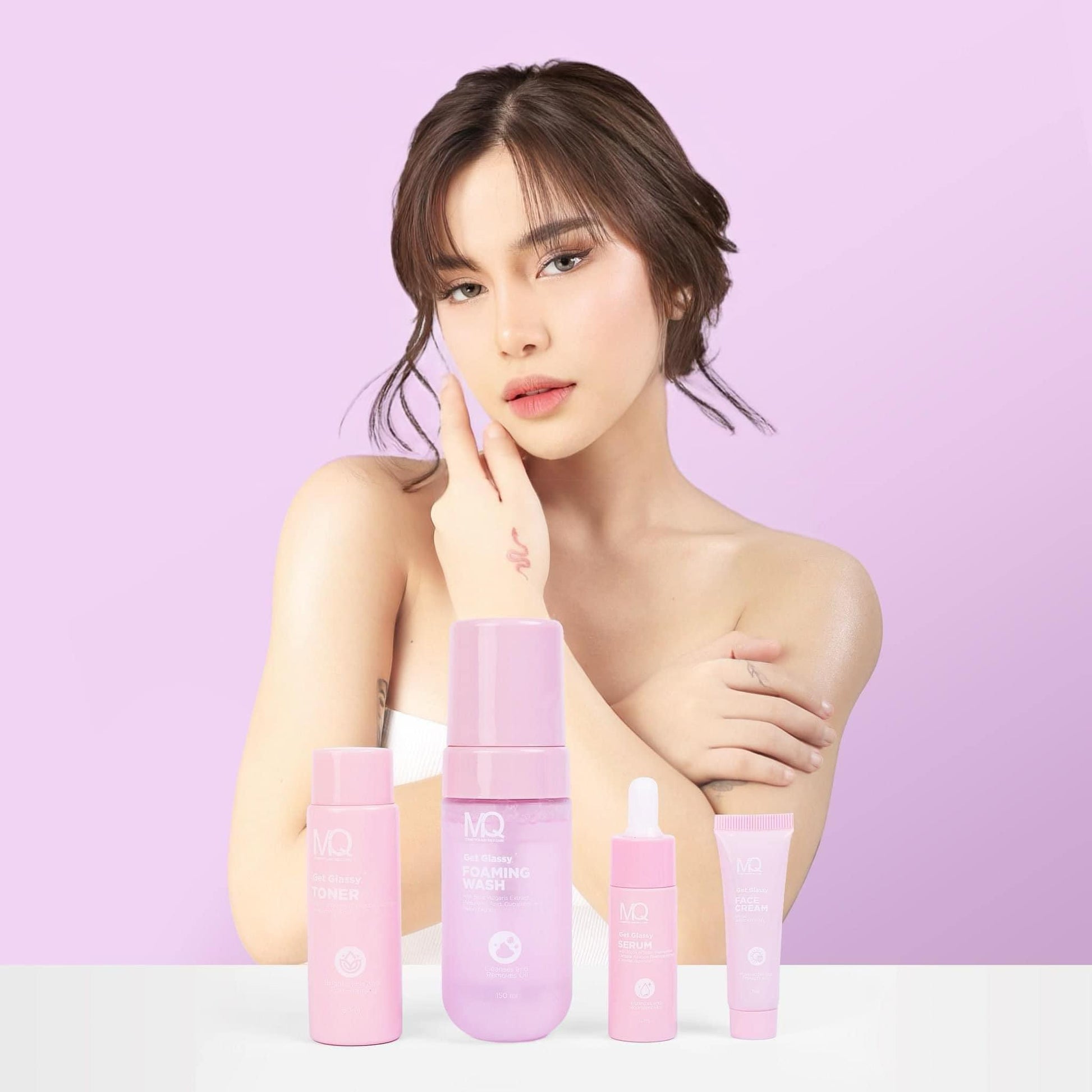 MQ Cosmetics Get Glassy Skin Perfecting Set - Astrid & Rose