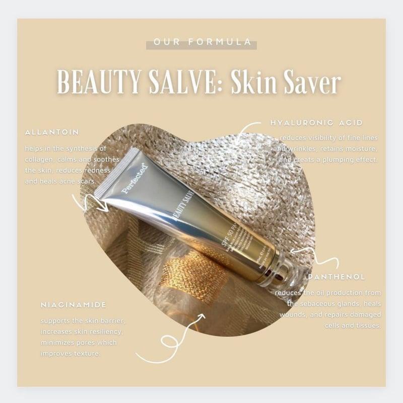 Perfected Cosmetics and Skincare Beauty Salve SPF50 PA+++ - Astrid & Rose