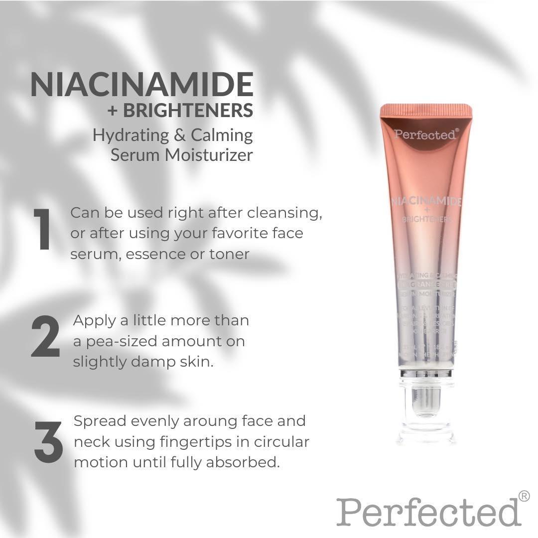 Perfected Cosmetics and Skincare Niacinamide Serum Moisturizer - Astrid & Rose