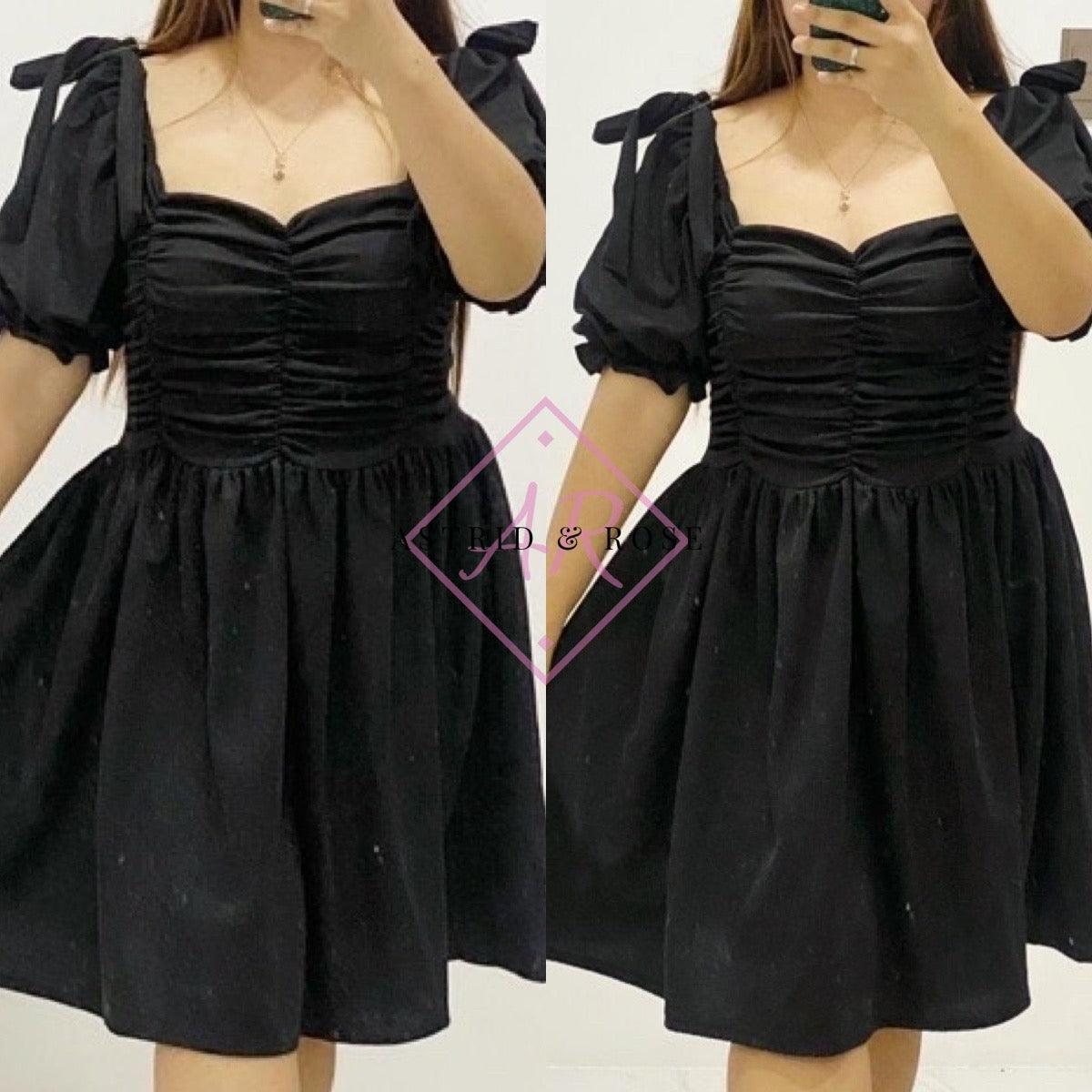Plus Size - Ellen Dress in Black (PREORDER) - Astrid & Rose