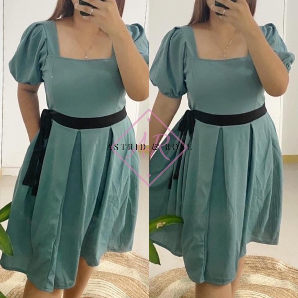 Plus Size - Evonne Dress in Green (PREORDER) - Astrid & Rose