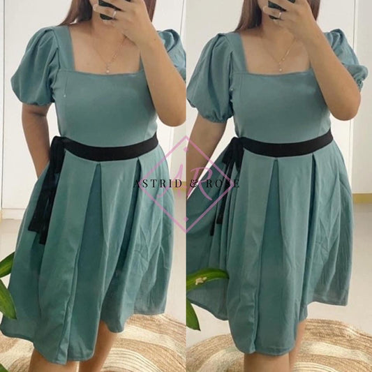 Plus Size - Evonne Dress in Green (PREORDER) - Astrid & Rose