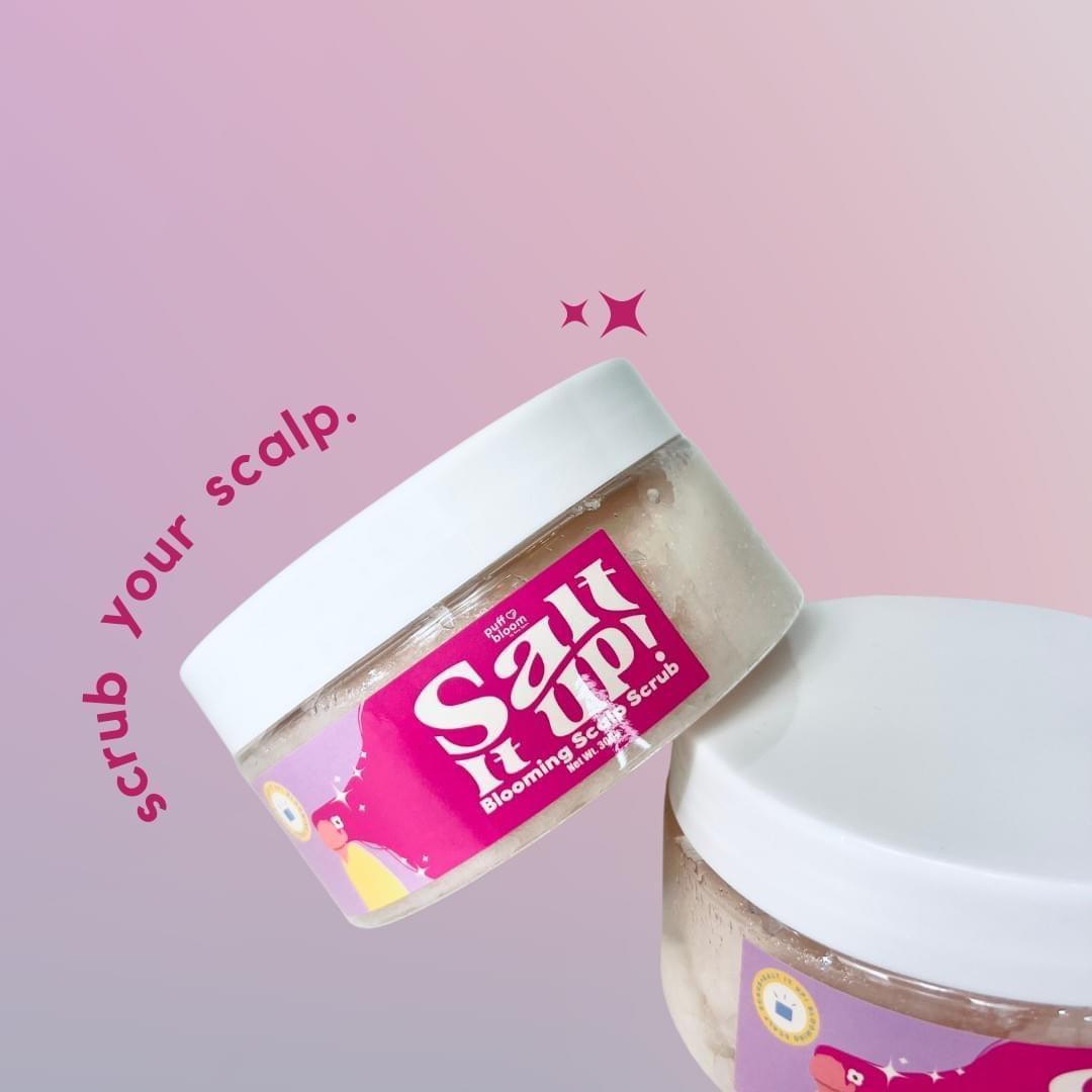 Puff and Bloom Salt It Up Blooming Scalp Scrub - Astrid & Rose