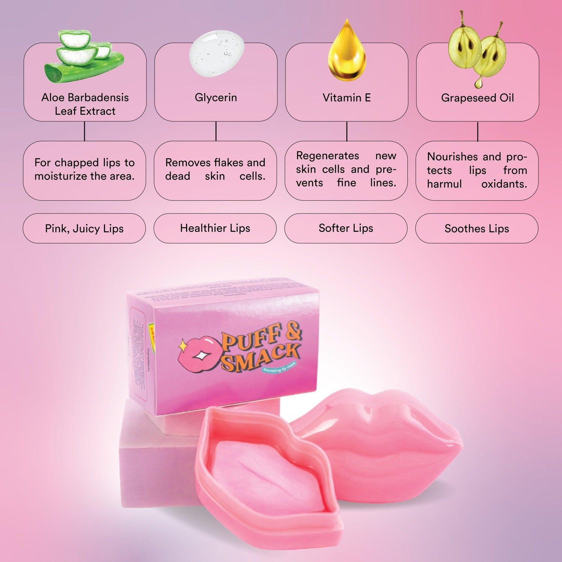 Puff & Smack Nourishing Lip Mask - Astrid & Rose