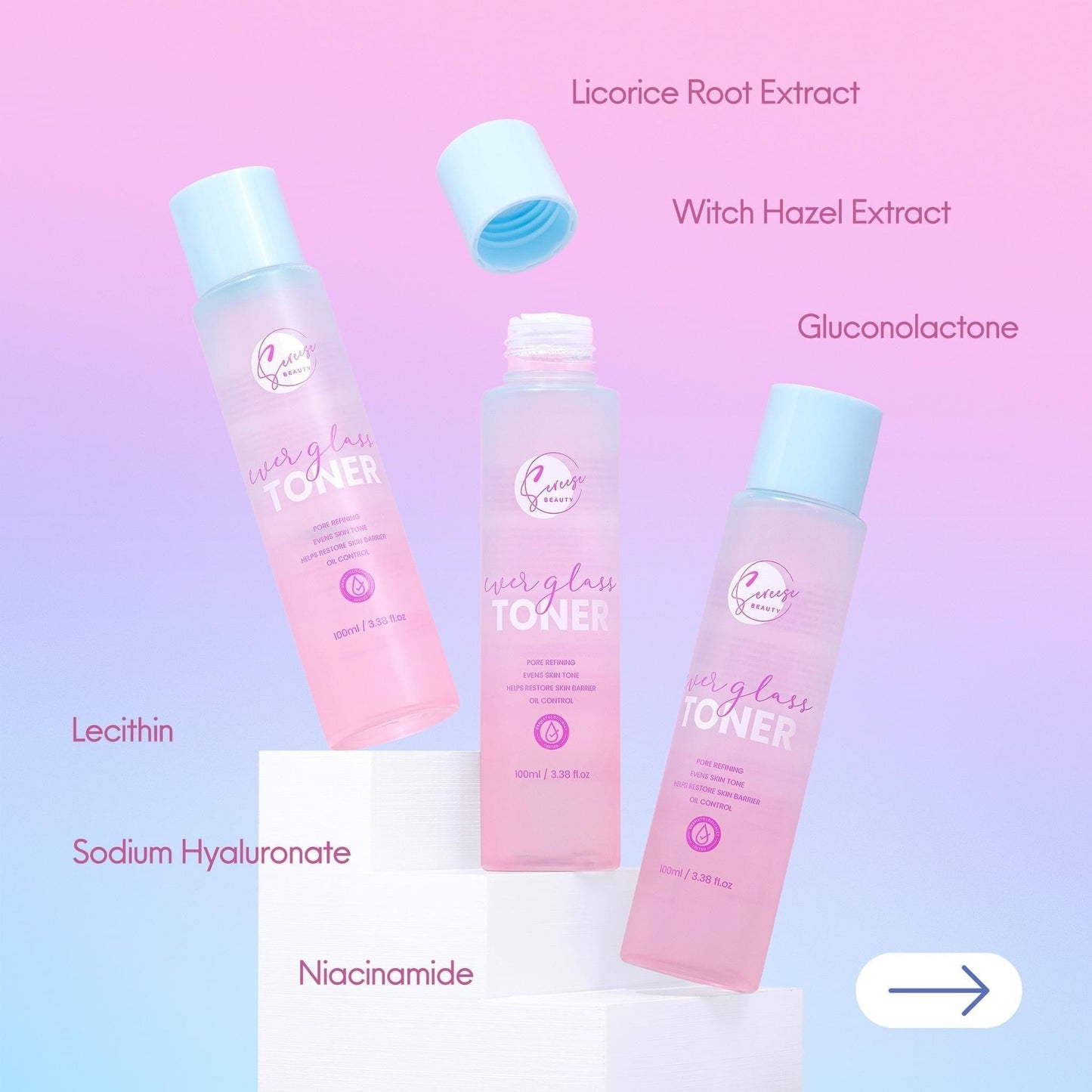 Sereese Beauty Ever Glass Toner (PREORDER) - Astrid & Rose