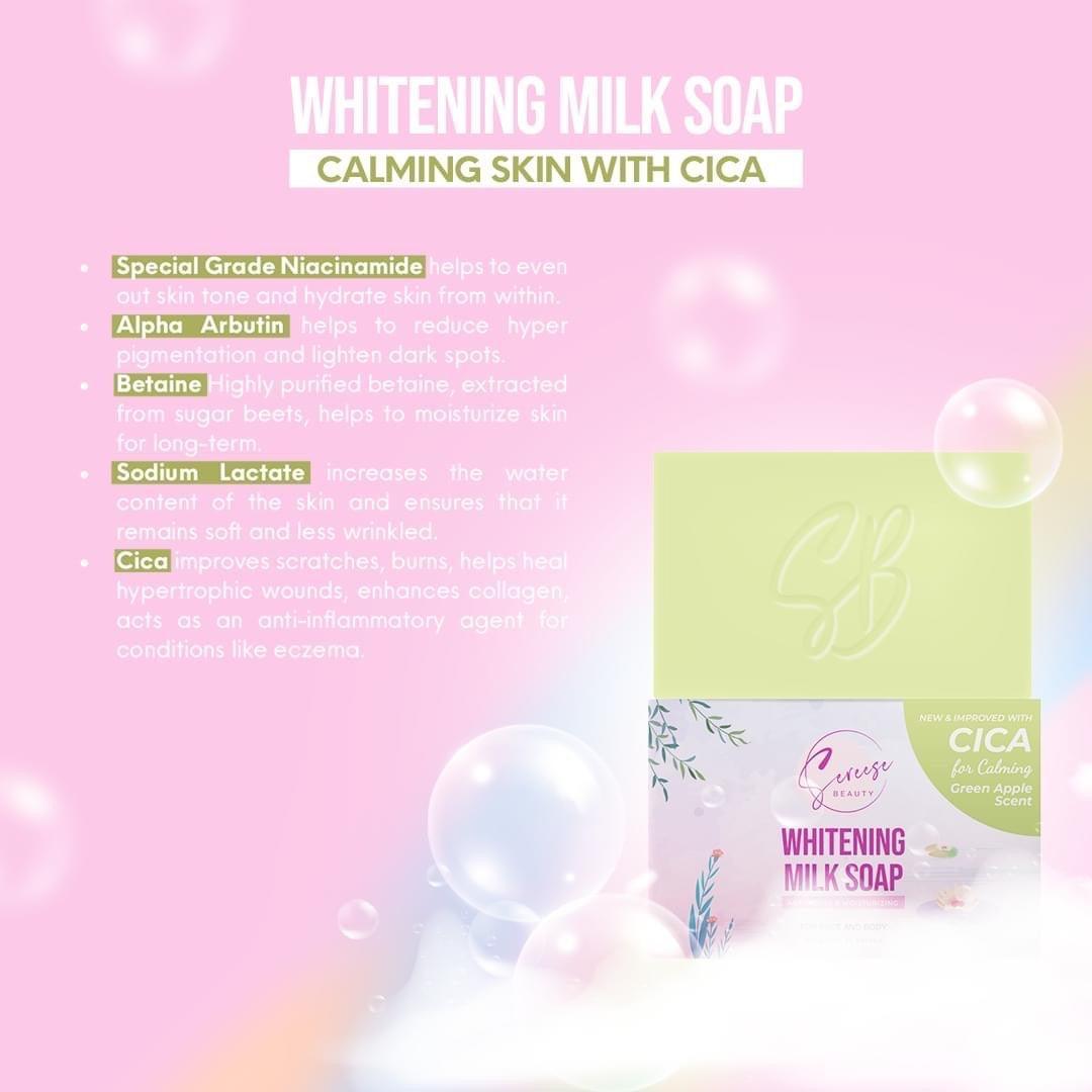 Sereese Beauty Whitening Milk Soap - Astrid & Rose