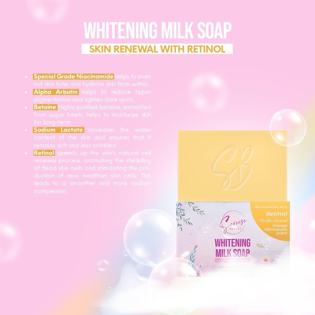 Sereese Beauty Whitening Milk Soap - Astrid & Rose