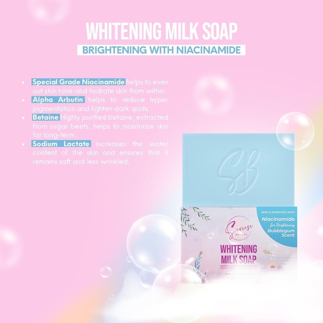 Sereese Beauty Whitening Milk Soap - Astrid & Rose