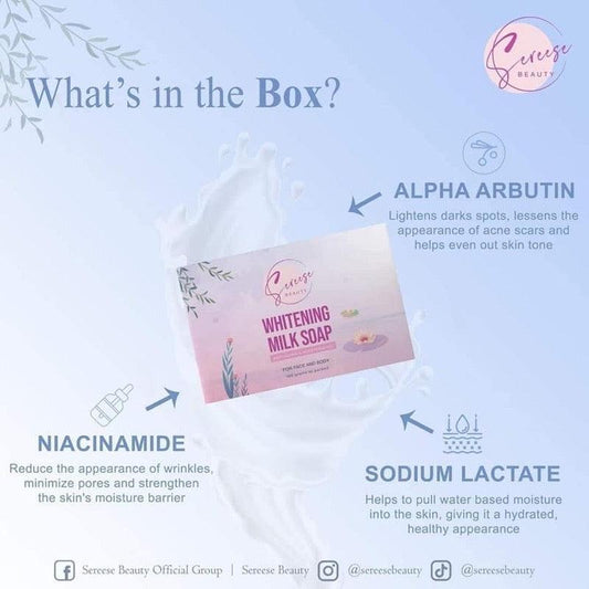 Sereese Beauty Whitening Milk Soap - Astrid & Rose