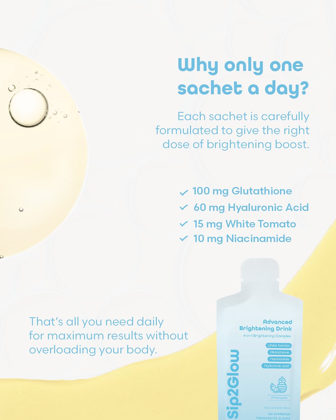 Sip2Glow Advanced Brightening Drink - Astrid & Rose