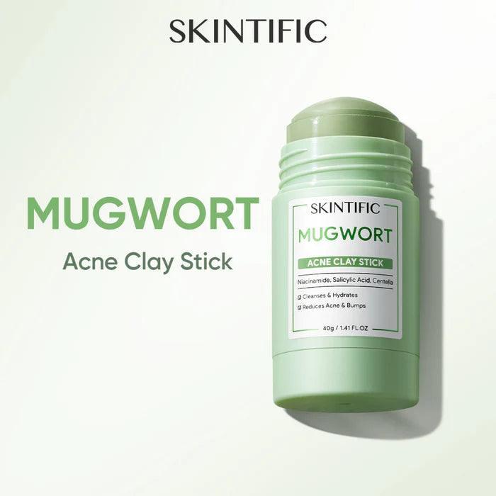 Skintific Mugwort Acne Clay Mask Stick 40G - Astrid & Rose