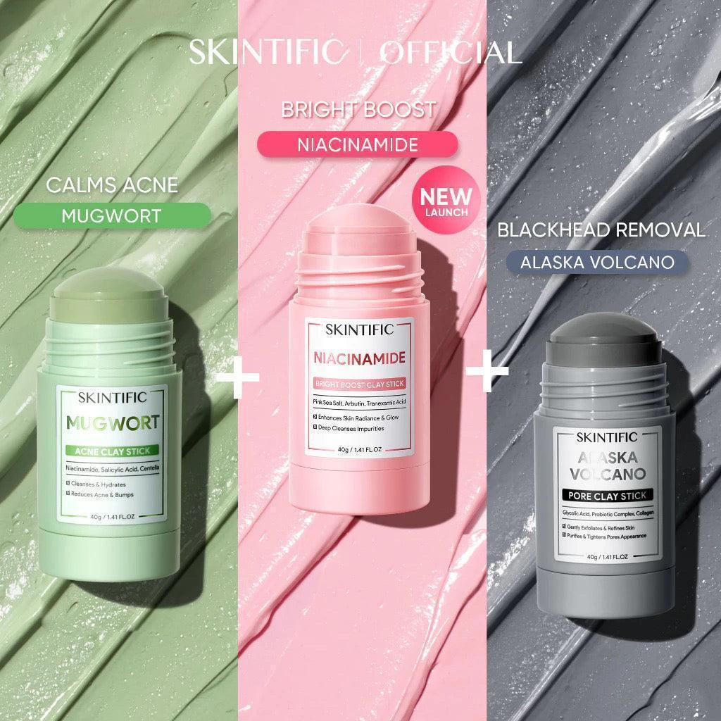 Skintific Niacinamide Bright Boost Clay Mask Stick 40g - Astrid & Rose