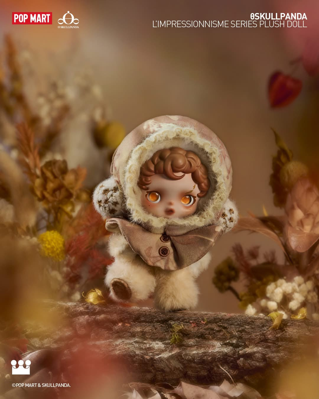 SKULLPANDA L’impressionnisme Series Plush Doll Blind Box - Astrid & Rose