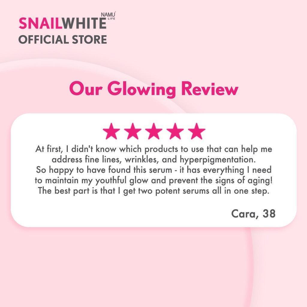 Snail White Double Boosting Anti-Aging Serum 4ml+4ml - Astrid & Rose