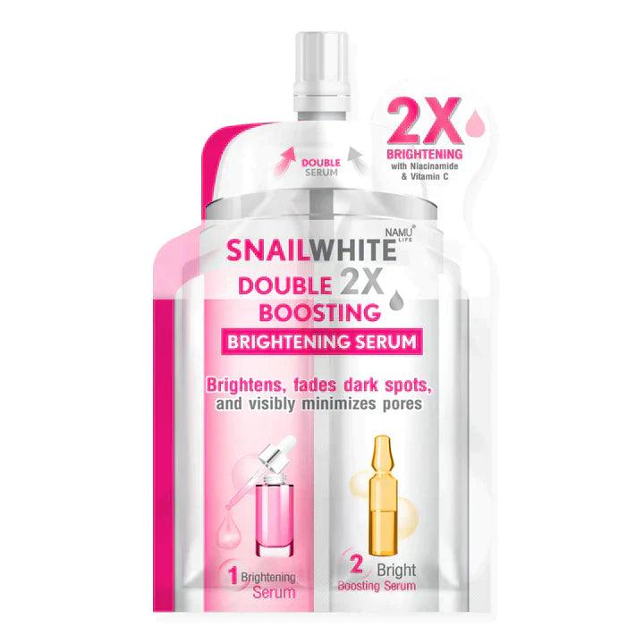 Snail White Double Boosting Brightening Serum 4ml+4ml - Astrid & Rose