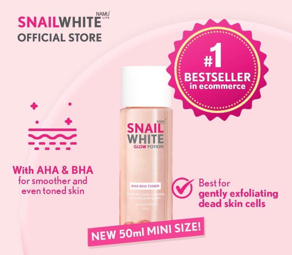 Snail White Glow Potion AHA/BHA Toner 50ml - Astrid & Rose