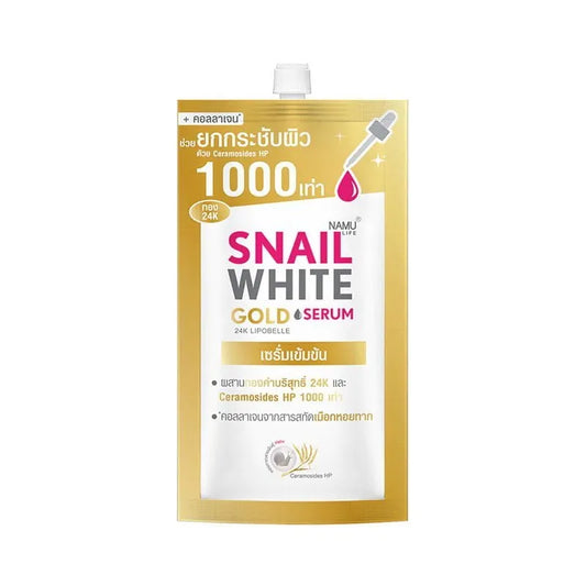 Snail White Gold Serum 24K Gold Collagen Reduce Wrinkle Firm Anti-Aging 6ml - Astrid & Rose