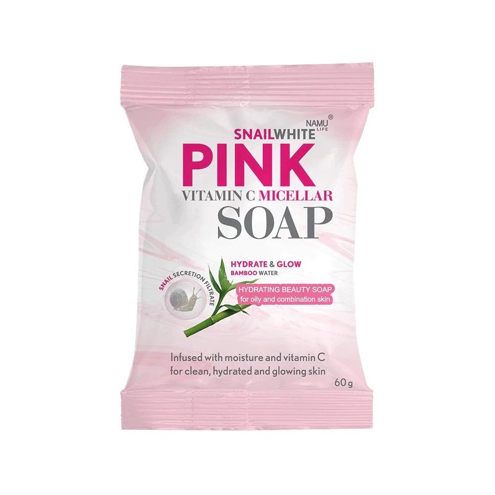 Snail White Pink Vitamin C Micellar Soap - Astrid & Rose