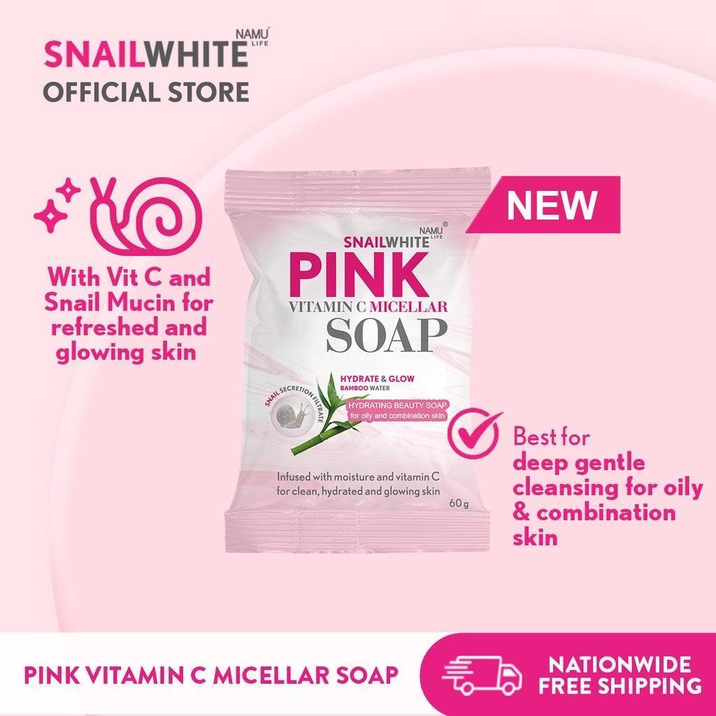Snail White Pink Vitamin C Micellar Soap - Astrid & Rose