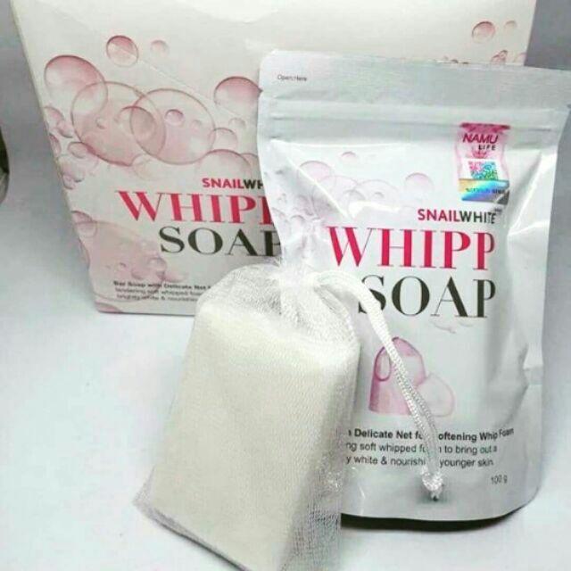 Snail White Whipp Soap 100g - Astrid & Rose
