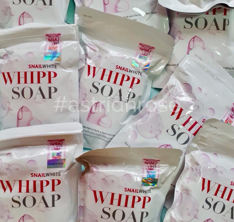 Snail White Whipp Soap 100g - Astrid & Rose