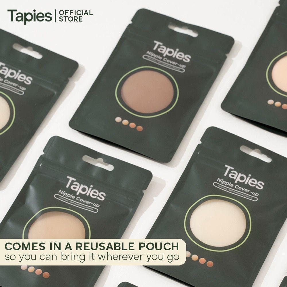 Tapies Nipple Cover Ups in Soy [Seamless, Opaque, Silicone Nipple Covers] - Astrid & Rose