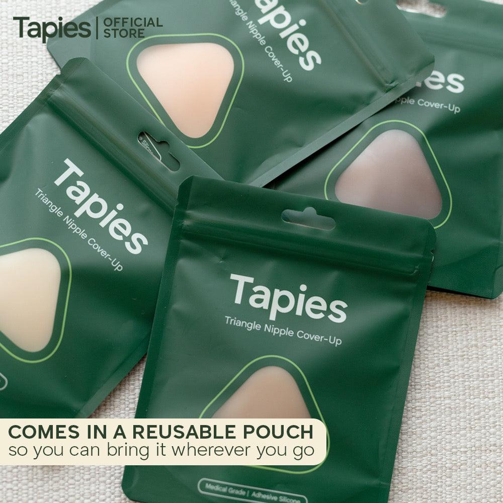 Tapies Triangle Cover Ups in Milk [Seamless, Opaque, Silicone Nipple Cover] - Astrid & Rose