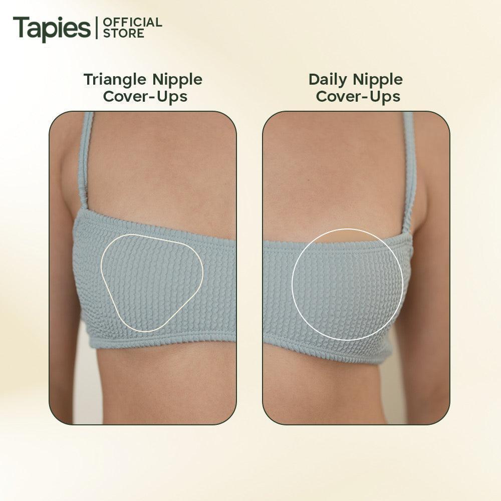 Tapies Triangle Cover Ups in Milk [Seamless, Opaque, Silicone Nipple Cover] - Astrid & Rose