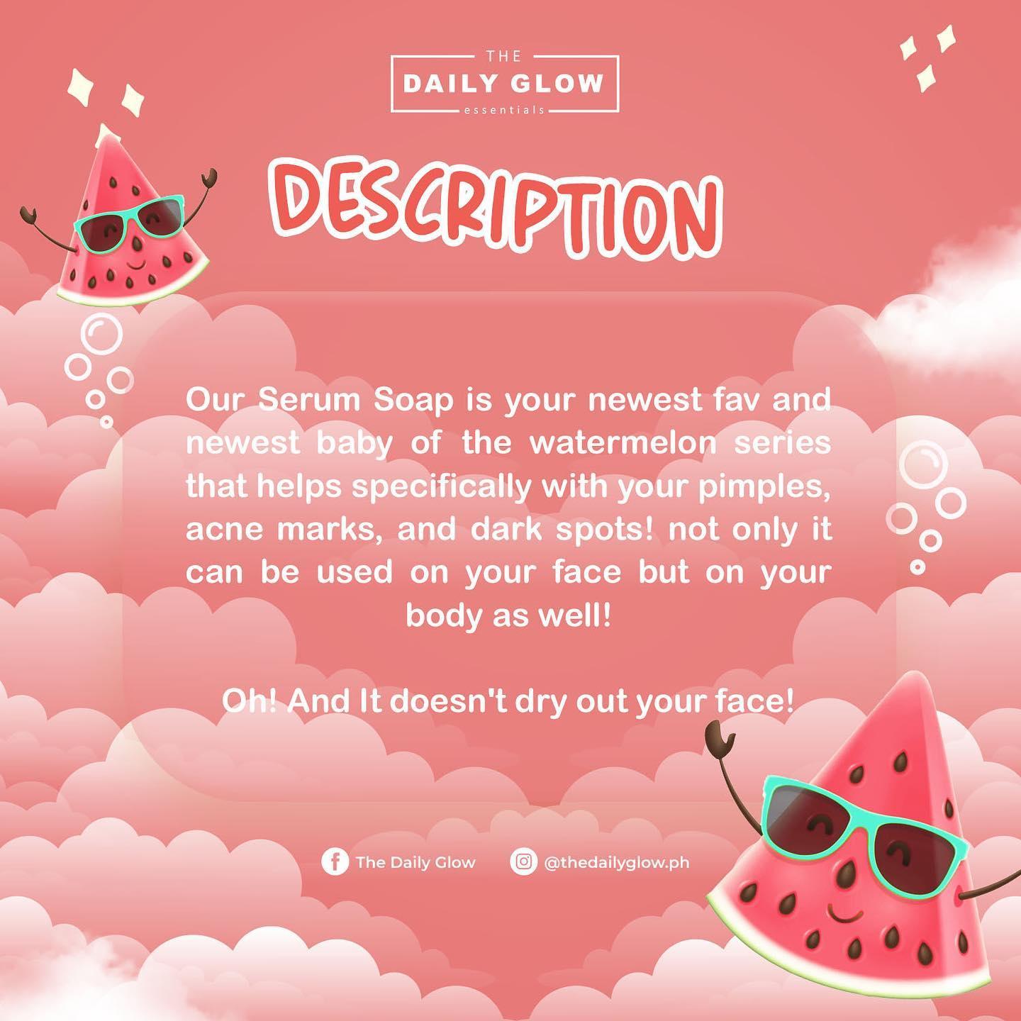 The Daily Glow Watermelon Serum Soap - Astrid & Rose