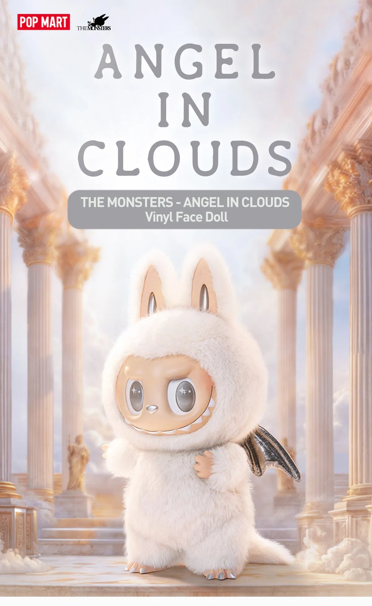 THE MONSTERS - ANGEL IN CLOUDS Vinyl Face Doll - Astrid & Rose