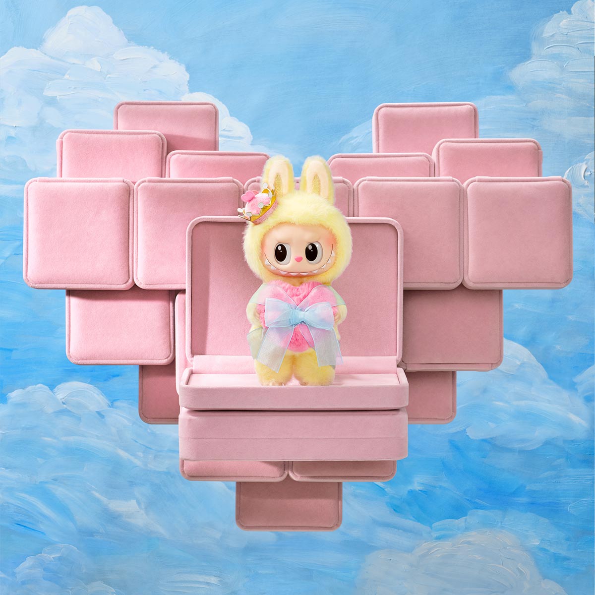 THE MONSTERS Let's Checkmate Series-Vinyl Plush Hanging Card - Astrid & Rose