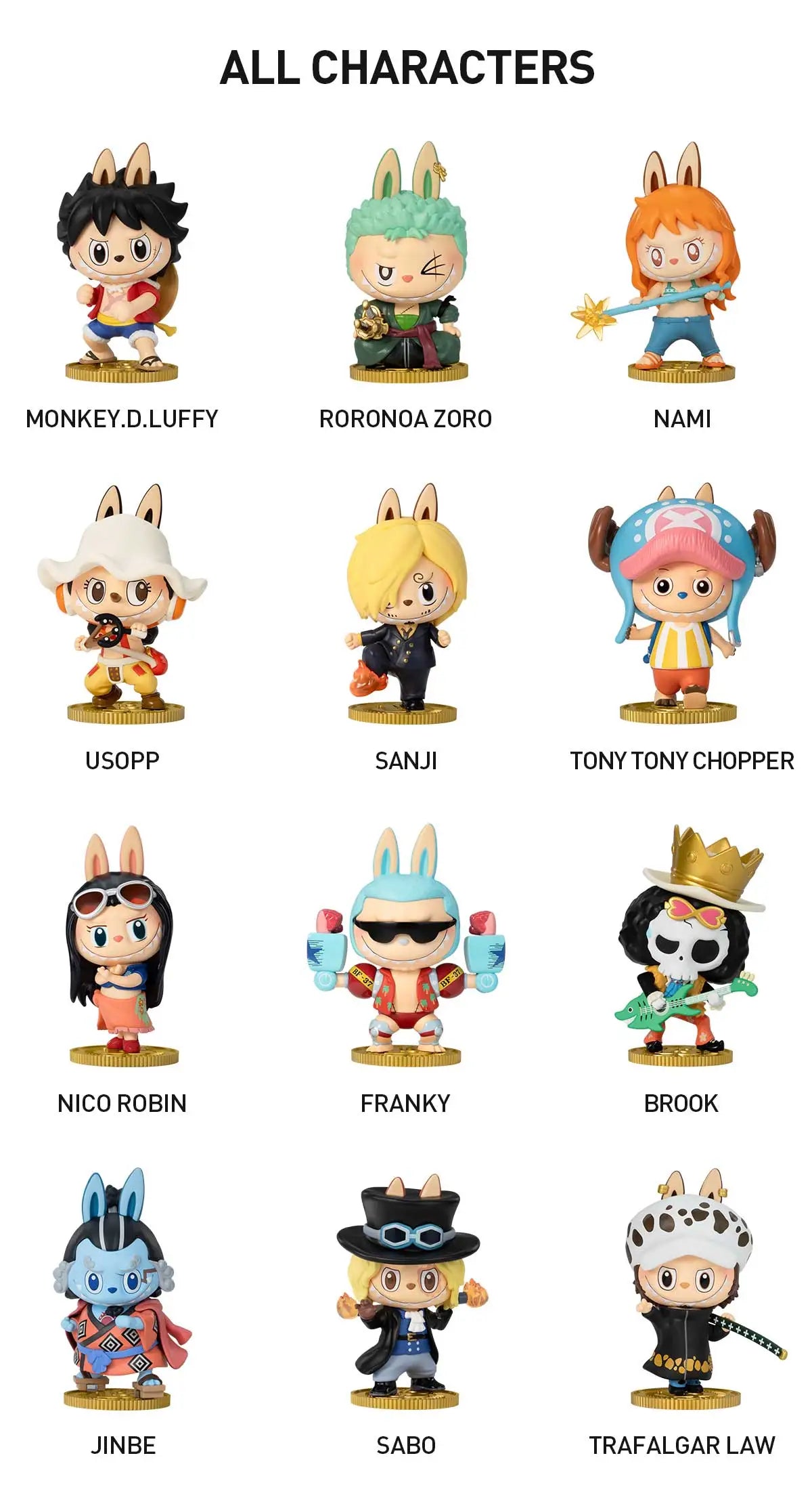 THE MONSTERS × One Piece Series Figures Single Blind Box - Astrid & Rose