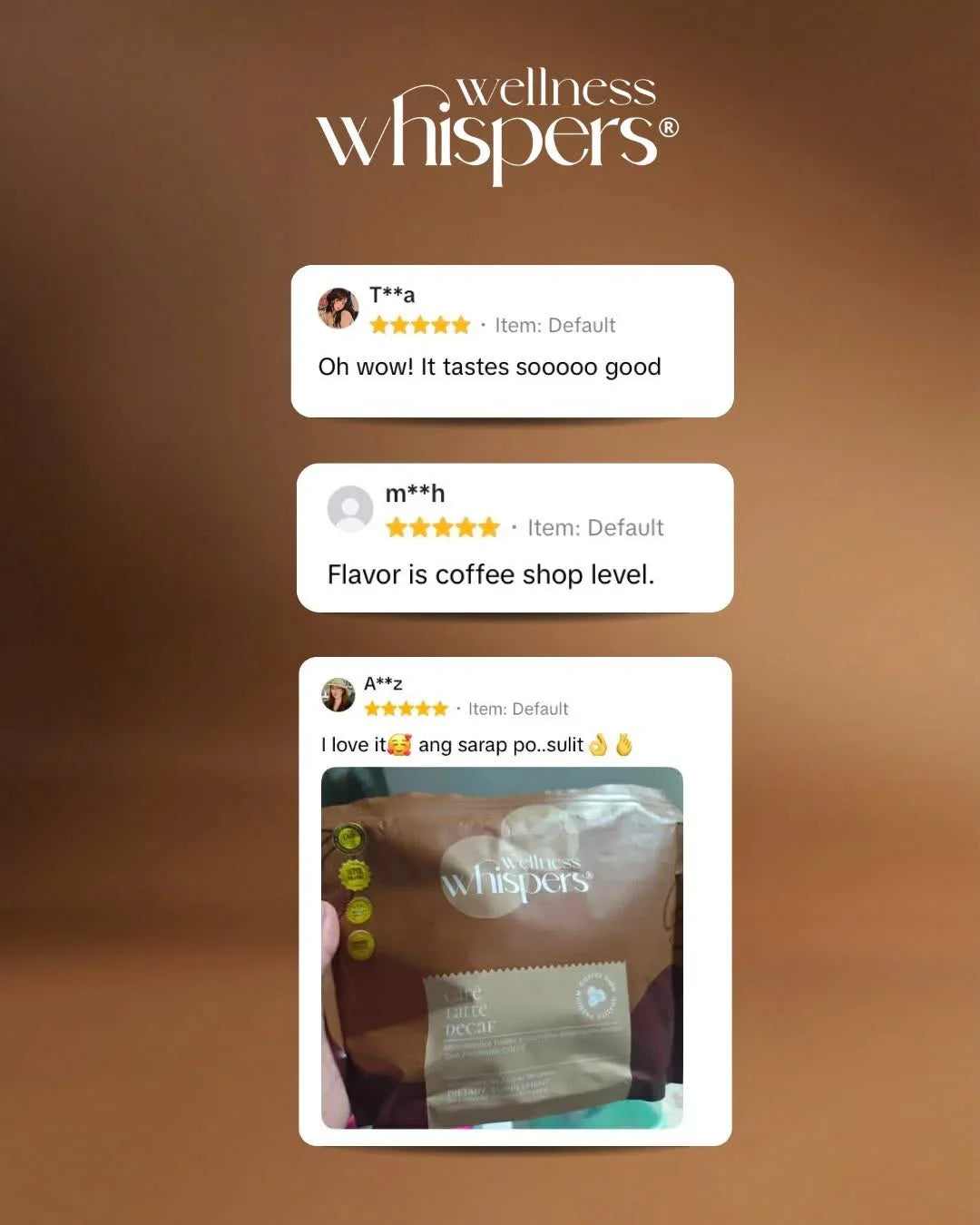 Wellness Whispers Café Latte Decaf