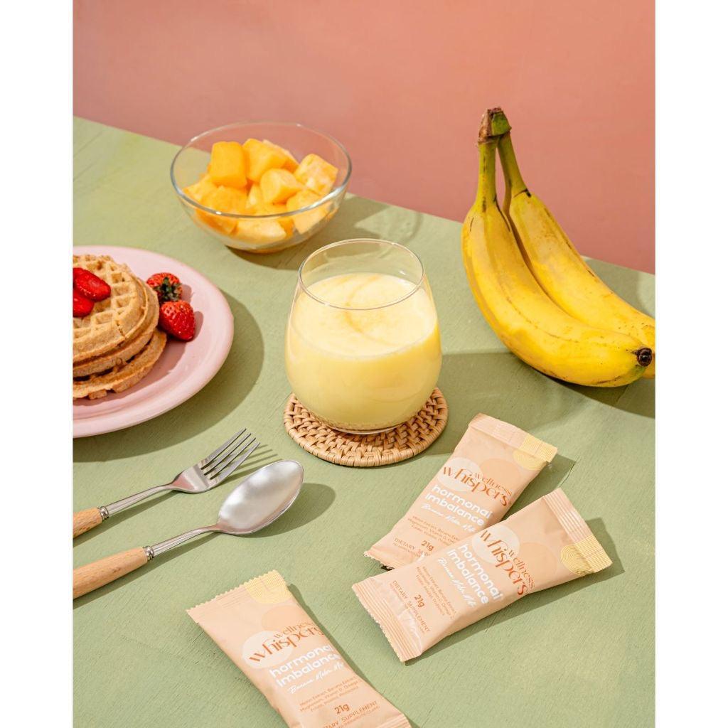 Wellness Whispers Hormonal Imbalance Banana Melon Milk (PREORDER) - Astrid & Rose