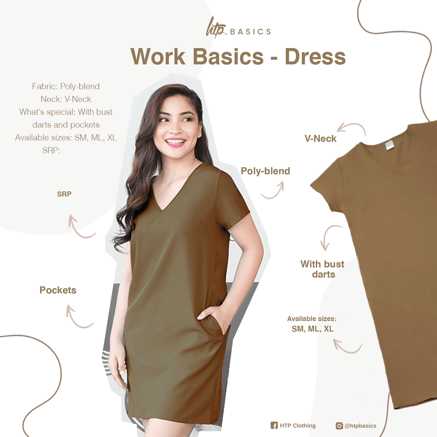 HTP Basics - Work Basics Dress (ML) - Astrid & Rose